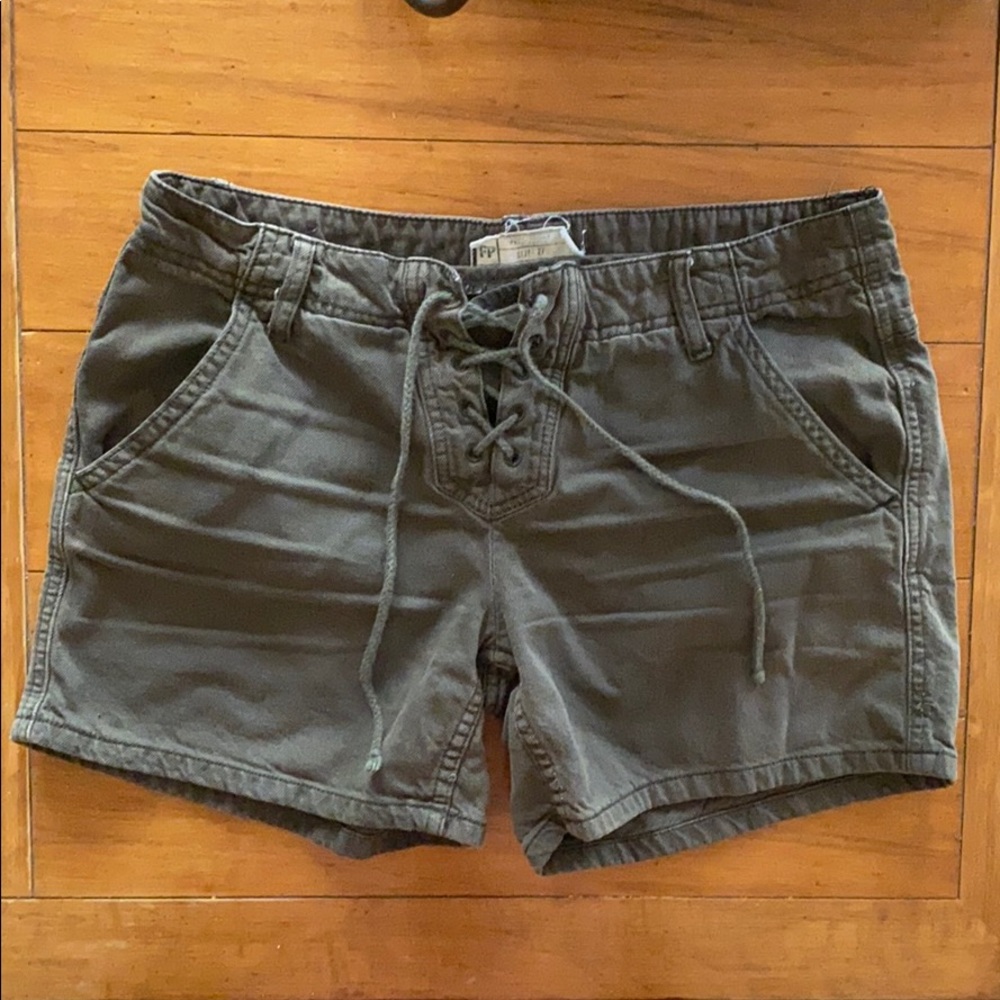 Free People Size 27 Lace Up Shorts